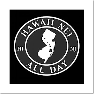 Roots Hawaii and New Jersey by Hawaii Nei All Day Posters and Art